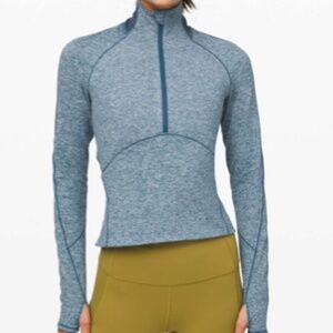 Lululemon Always Alert 1/2 Zip Blue